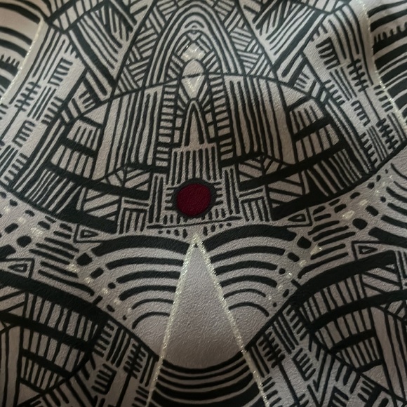 NEW Melissa McCarthy Seven7 Tunic Top-3X Button Pleated Tie Gray Blouse - Picture 3 of 10